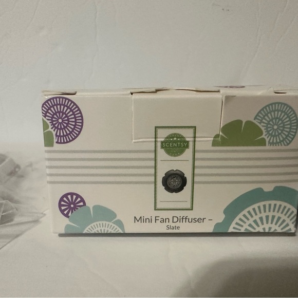 Scentsy Mini Fan Diffuser New In Box Slate - Picture 4 of 4